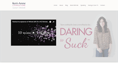 Desktop Screenshot of keriannelivingstone.com